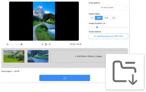 Step 3 — Click “Join Videos” and Download