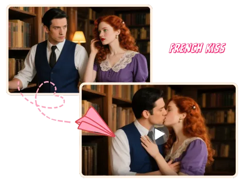 Create Realistic Scenes with AI French Kiss Generator