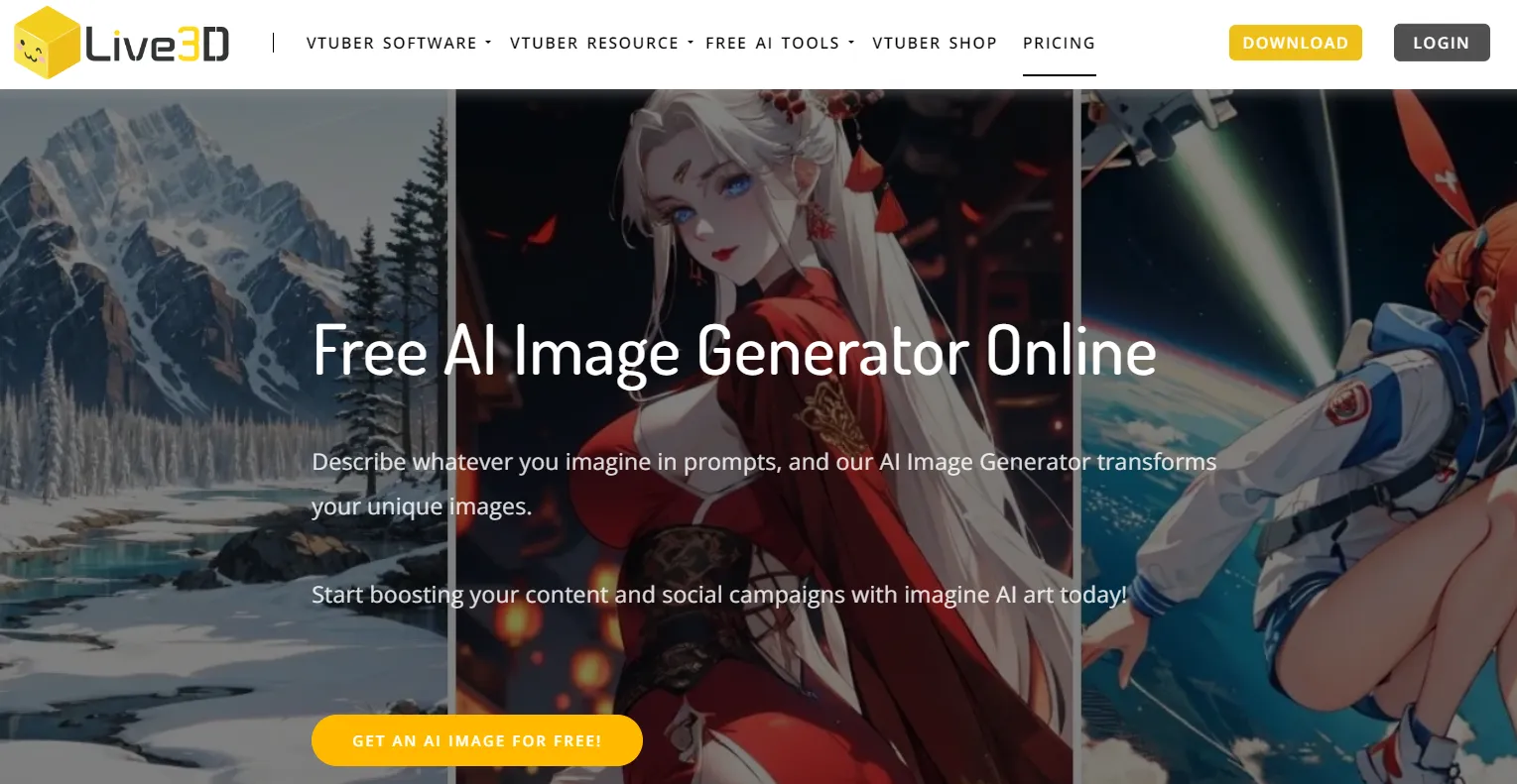 Best Free AI Image Generators No Restrictions- Live3D