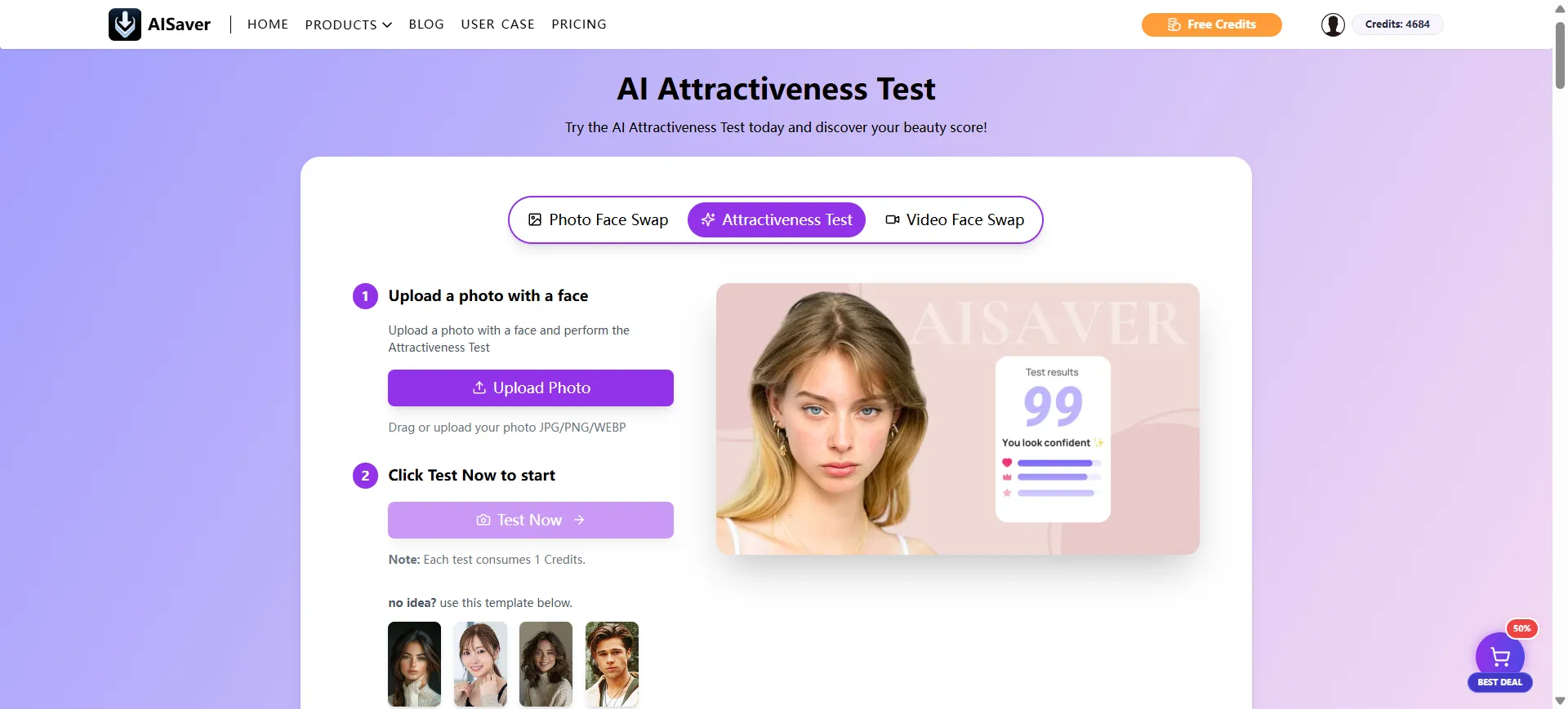 AISaver-AI Attractiveness Test