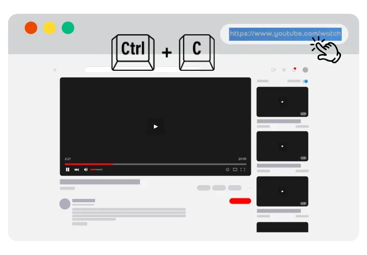 Step 1: Copy the YouTube Video URL