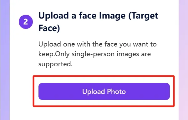 Upload a Face Image