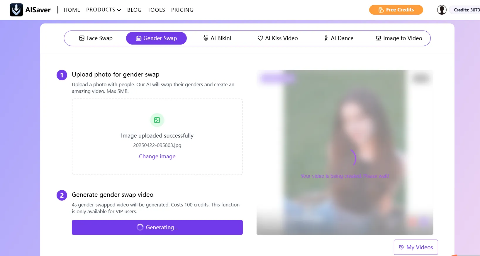 Preview and Download Your Video