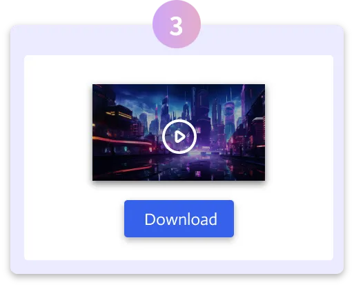 Click "Export" and Download