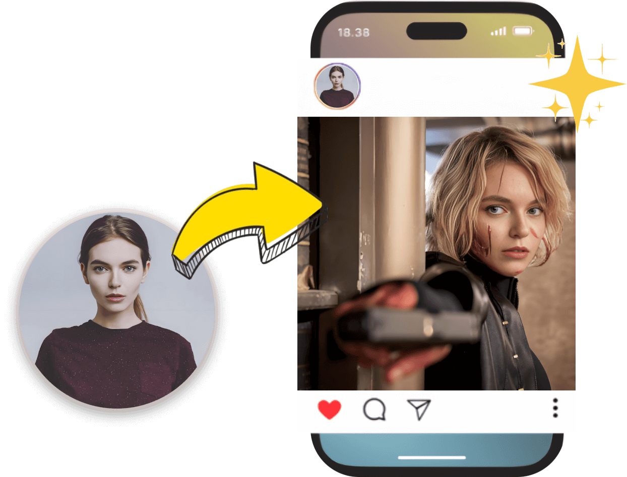 boost your social media engagement with aisaver's video face swap editor