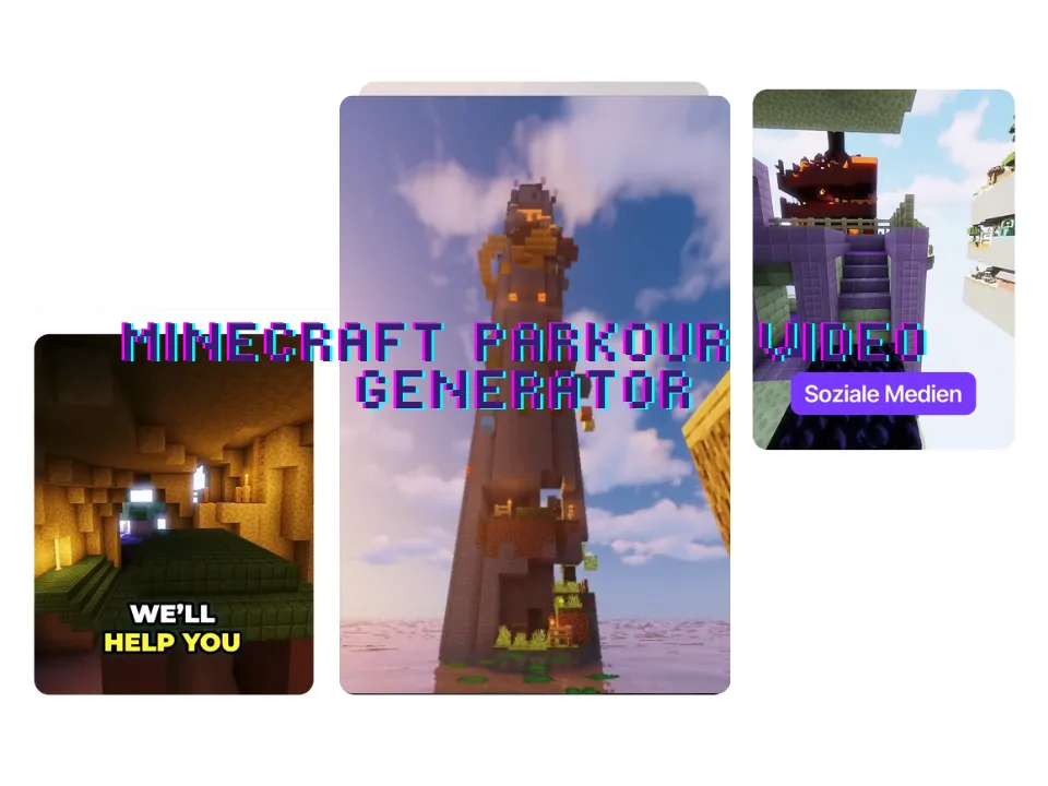 AI Minecraft Parkour Video Generator