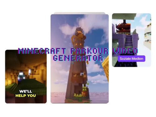 AI Minecraft Parkour Video Generator