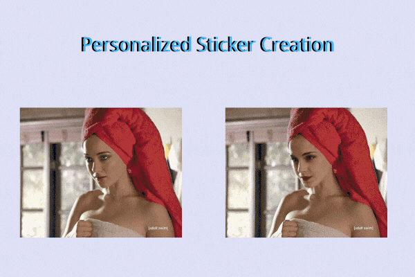 Personalized Sticker Creation with GIF Face Swap