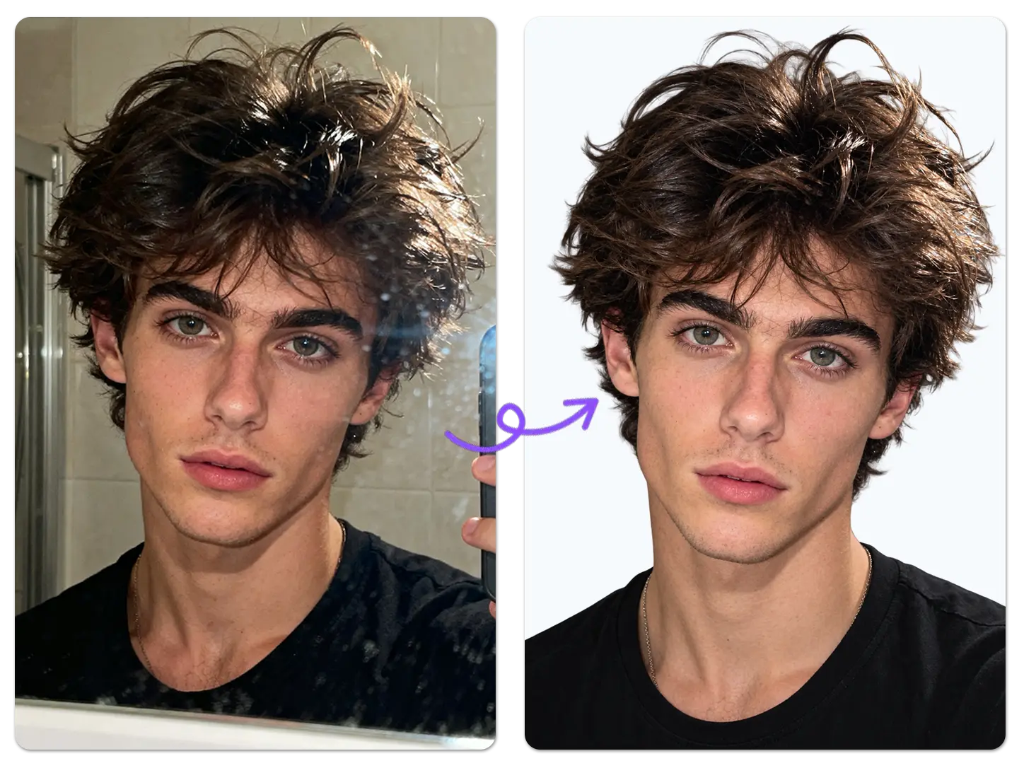 Background removal example