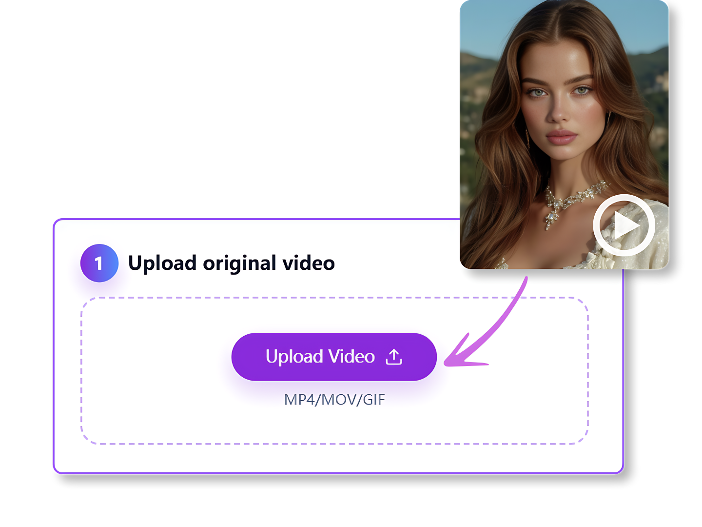 Upload Video And Face Photo